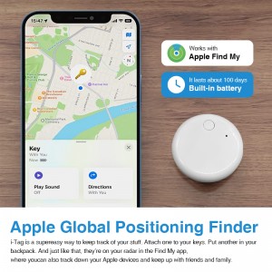 Allarme portachiavi anti smarrimento MFI Trova il mio IPX7 Wireless Tile Mate IOS Piccolo Bt Bluetooth Gps Tracker Key Finder Smart Tag