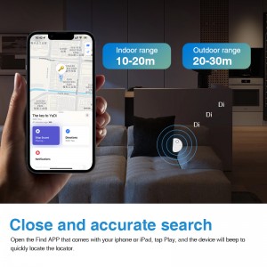 Allarme portachiavi anti smarrimento MFI Trova il mio IPX7 Wireless Tile Mate IOS Piccolo Bt Bluetooth Gps Tracker Key Finder Smart Tag