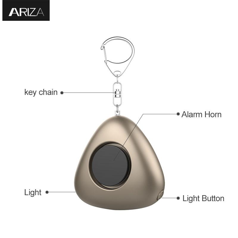 High definition Ladies Personal Alarm -
 Personal Alarm Portable Pocket Self Defence Safety Security LED Flash Light Emergency Attack Panic Alarm – Ariza