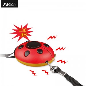 Emergency Window Breaker<br />
 130DB Safety Emergency Personal Alarm KeyChain Ladybug-Shaped Siren Voice Self Defense Keyring with LED Light,Security Lovely alarm for Women/Kids/Elderly Protection - Ariza