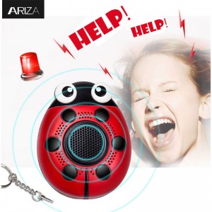 Survival Kit Camping<br />
 LED light Emergency Personal Alarm keycain Self Defense panic Alarm women help sound alarm - Ariza