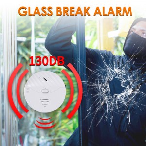2.4 GHz Louds Tuya Wifi Smart Burglar House Door Window Vibration Alarm