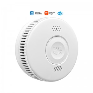 85Db Photoelectric Asu Asu Leak Alarm En14604 Tuv Tusi Faamaonia Uaealesi Tuya Wifi Smart Smoke Detector