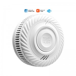 Fotoelektrický senzor 85Db Systém požárního kouře Wireless EN14604 Wifi Tuya Smart Smoke Detector Fire Alarm