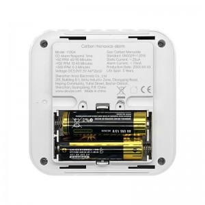 3 Years Battery Portable Carbon Monoxide Detector Alarm