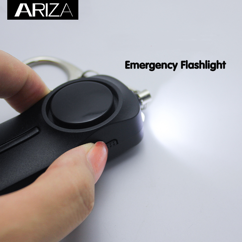2017 Latest Design Personal Alarm Loudest -
 Portable 130 dB Emergency Self Defense personal alarm Keychain For Kids Women Elderly Protection – Ariza
