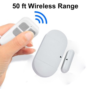 Wireless Door Alarm with Remote Control Magnetic Sensor Door and Window Alarms for DIY Home