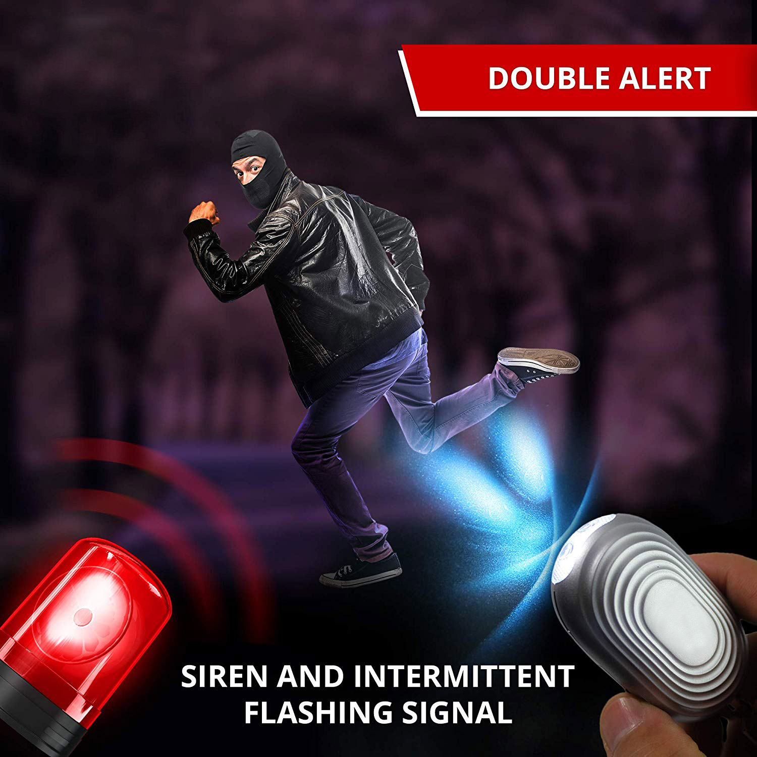 Imax Personal Alarm
 SOS Alert Personal Alarm 130dB Alarm Safety Security Emergency Device Matte silver – Ariza