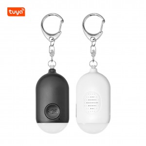 130DB Anti Attack Smart Personal Safety Alarm Keychain Self Defence Alarm System Tuya Blue Tooth Wifi SOS ventilabis Panic Button