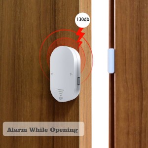 LR44 Battery Operated Wireless Burglar Alert Magnetic Sensor Alarm Easy Installation DIY Protection for Home