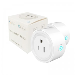 ԱՄՆ Pop Tuya Smart Life Amazon Alexa Google 10A Zigbee Outlet Wall Power անջատիչներ և միացրեք WiFi Wireless Smart Plug Socket