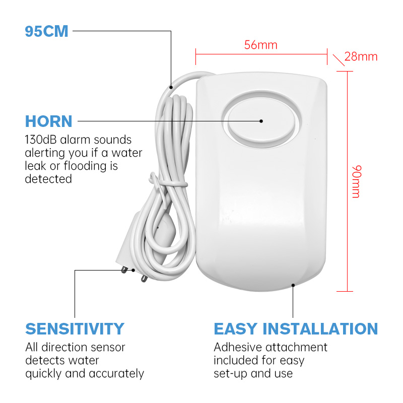 product instruction of water leak alarm