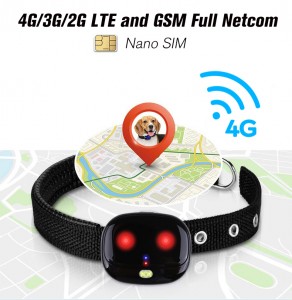 Metsi a sa keneleng metsi a Pet Tracker Locator ea litsela tse peli tsa Alarm Object Finder Black Technology Products Intelligent Mini Chip GPS Tracker Unlimited Range